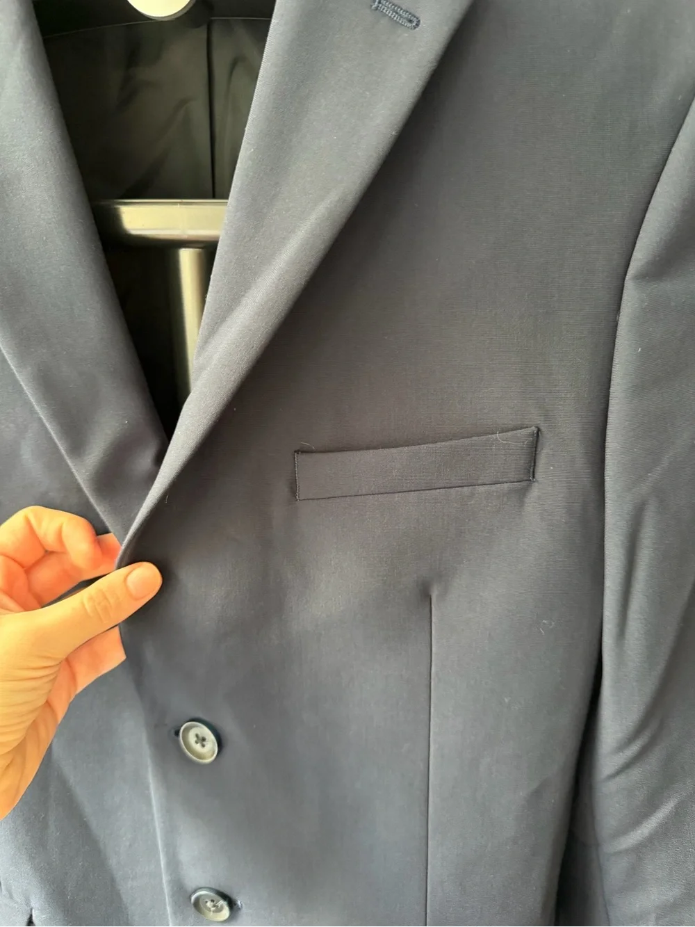 NWOT Kenneth Cole Reaction Navy Blazer - Classic Two-Button Suit Jacket Big Boys